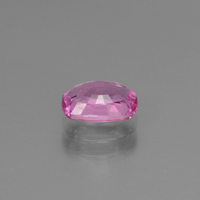 Safira rosa médio Natural 1,22ct, Almofada cortada, VS