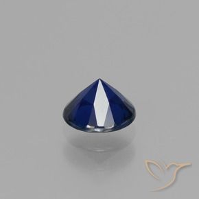 Safira Crepúsculo Azul Natural 0.68ct, Redondo, VVS