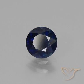 Safira Crepúsculo Azul Natural 0.66ct, Redondo, VS