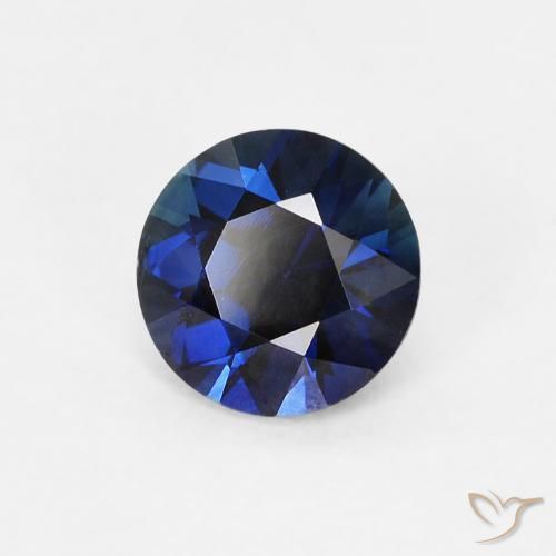 Safira Crepúsculo Azul Natural 0.63ct, Redondo, VS