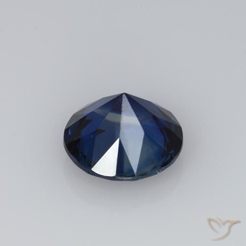 Safira Crepúsculo Azul Natural 0.76ct, Redondo, VS