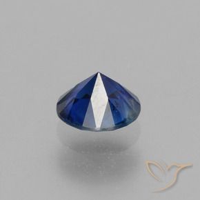 Safira Crepúsculo Azul Natural 0.54ct, Redondo, VS