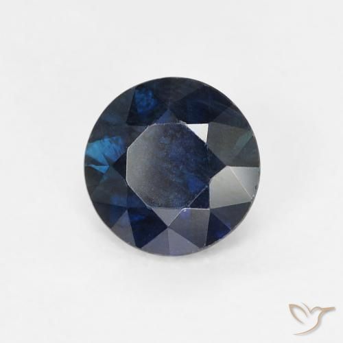 Safira Crepúsculo Azul Natural 0.62ct, Redondo, VS