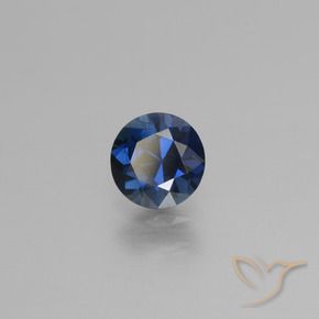 Safira Crepúsculo Azul Natural 0.79ct, Redondo, VS