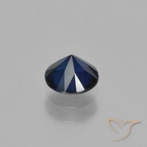 Safira Crepúsculo Azul Natural 0.78ct, Redondo, VVS-VS