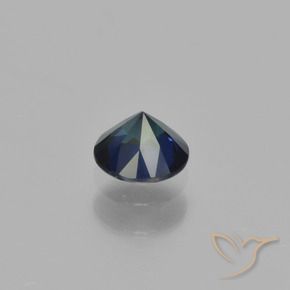 Safira Crepúsculo Azul Natural 0.55ct, Redondo, VVS-VS