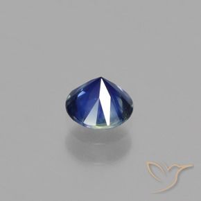 Safira Crepúsculo Azul Natural 0.56ct, Redondo, VS
