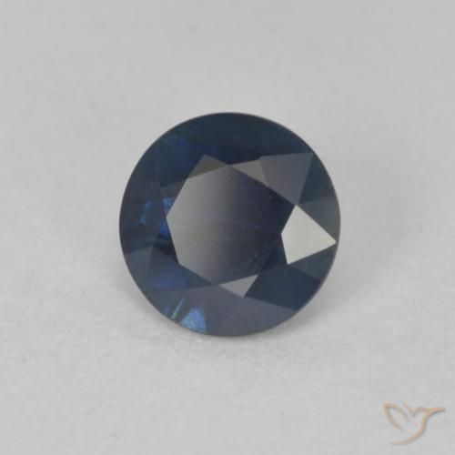 Safira Crepúsculo Azul Natural 0.83ct, Redondo, VS