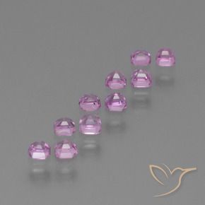 Pedras preciosas de Safira Luz roxa natural de 1.09 ct, Corte Octógono / Esmeralda, VS