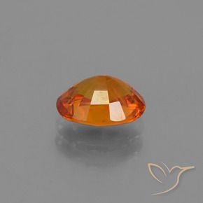 Safira Laranja médio-escuro Natural 1.69ct, oval, VS-SI