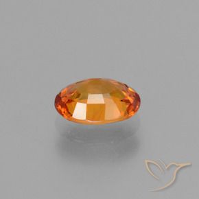 Safira Laranja Profundo Natural 1.61ct, oval, VS