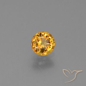 Safira Ouro Natural 0.73ct, Redondo, VVS-VS
