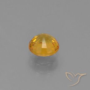 Safira Ouro Natural 0.70ct, Redondo, VVS-VS