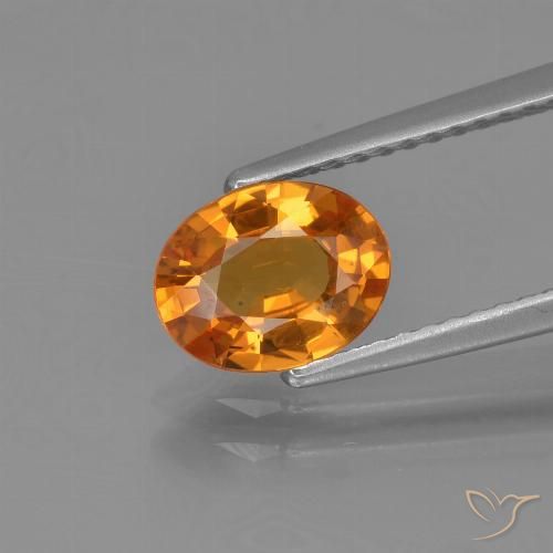 1.32ct Natural Laranja Profundo Safira, oval, VS-SI
