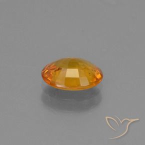 Safira Laranja Profundo Natural 1.32ct, oval, VS-SI