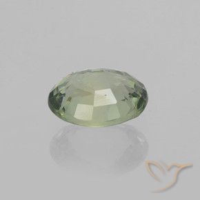 Safira Verde floresta Natural 0.77ct, oval, VVS-VS