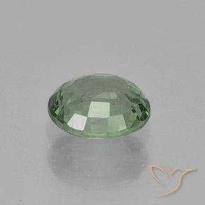 Safira Verde Floresta Claro Natural 0.88ct, oval, VS