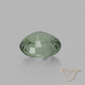 Safira Medium Light Green Natural 0.75ct, oval, VVS-VS
