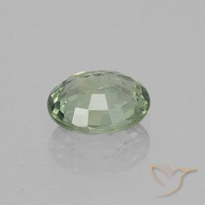 Safira Verde floresta Natural 0.72ct, oval, VVS