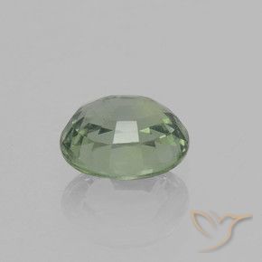 Safira Verde Médio-Claro Natural 0.92ct, oval, VVS-VS