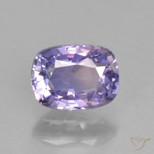 1.17ct Natural Violeta rosado claro Safira, Almofada, VVS