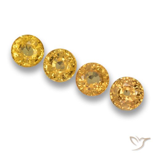 2.65ctw Natural Dourado Safira, Redondo, VVS-VS