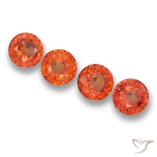 2.44ctw Natural vermelho intenso Safira, Redondo, VVS-VS