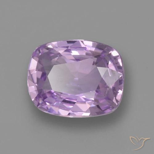 Safira Violeta médio Natural 1.08ct, Almofada, VVS