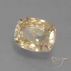 Safira Creme Natural 1.09ct, Almofada, VS