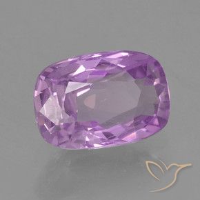 Safira Lilás Natural 1.07ct, Almofada, VVS-VS