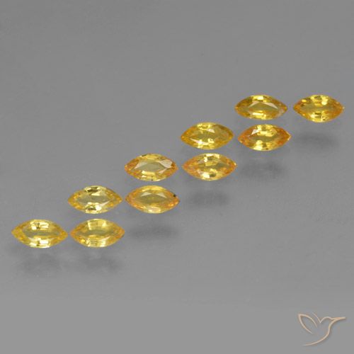1.77ctw Natural Dourado Safira, Marquesa, VS
