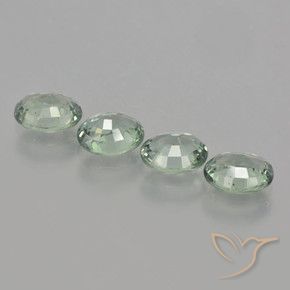 Pedras preciosas de Safira Verde Musgo natural de 3.08 ct, oval, VVS-VS