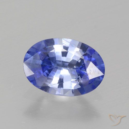 0.75ct Natural Pastel Azul Safira, oval, VVS-VS