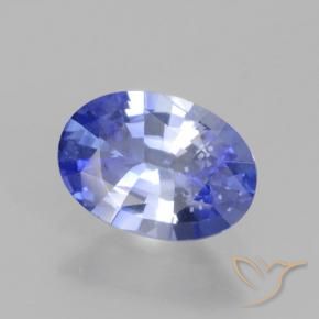 Safira Pastel Azul Natural 0.75ct, oval, VVS-VS