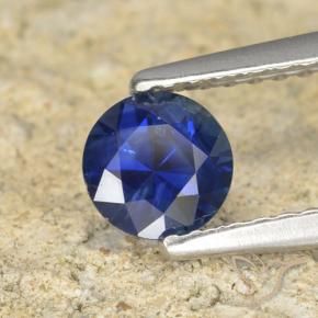 Safira Crepúsculo Azul Natural 0.60ct, Redondo, VS