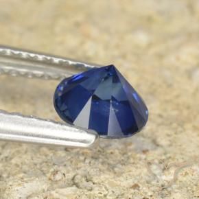 Safira Crepúsculo Azul Natural 0.60ct, Redondo, VS