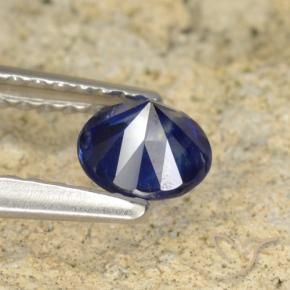Safira Crepúsculo Azul Natural 0.60ct, Redondo, VS