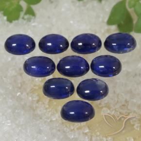Pedras preciosas de Safira Azul profundo natural de 2.70 ct, oval, Translúcido