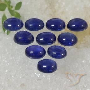 Pedras preciosas de Safira Azul marinho intenso natural de 2.78 ct, oval, Translúcido