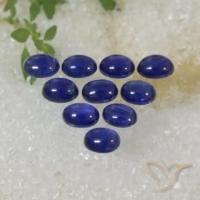 Pedras preciosas de Safira Azul marinho intenso natural de 2.78 ct, oval, Translúcido