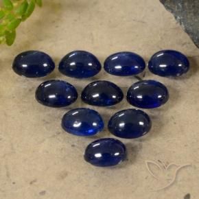 Pedras preciosas de Safira Crepúsculo Azul natural de 2.44 ct, oval, Translúcido