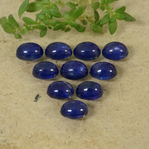 Pedras preciosas de Safira Crepúsculo Azul natural de 3.10 ct, oval, Translúcido