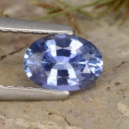 0.81ct Natural Azul marinho médio Safira, oval, VVS-VS