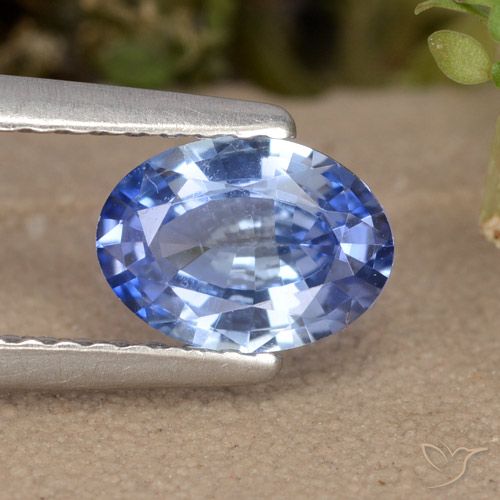 0.83ct Natural Azul Safira, oval, VVS