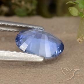 Safira Azul Natural 0.83ct, oval, VVS