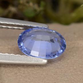 Safira Pastel Azul Natural 0.92ct, oval, VVS