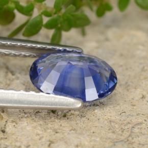 Safira Azul Natural 0.83ct, oval, VVS-VS