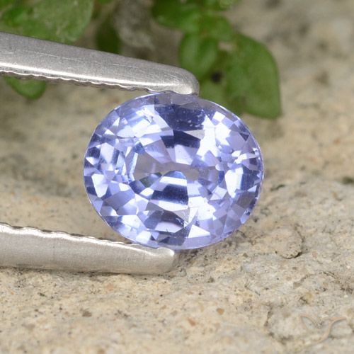 0.57ct Natural Azul claro Safira, oval, VS-SI