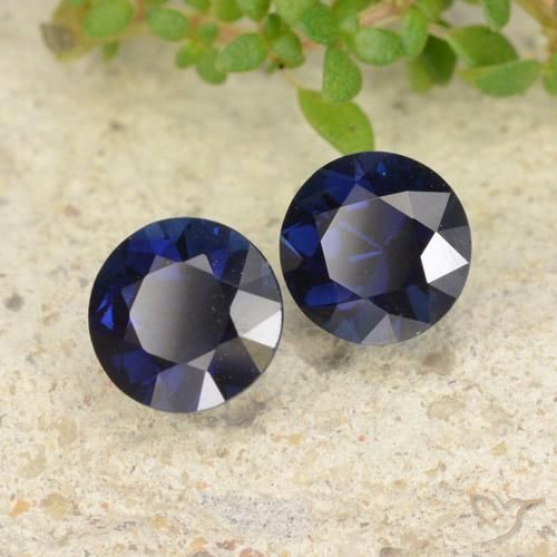 Pedras preciosas de Safira azul real natural de 1.14 ct, Redondo, VVS-VS