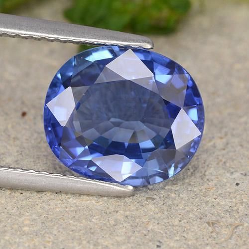 4.61ct Natural centáurea azul Safira, oval, VS
